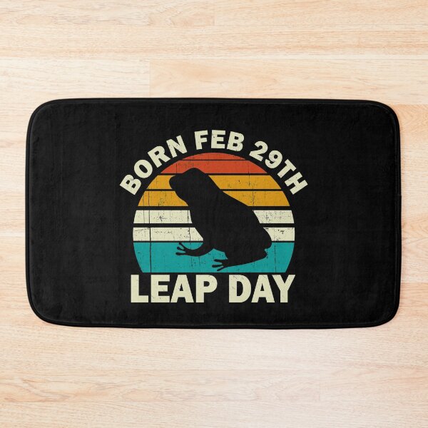 Item preview, Leap Year February 29 Birthday Frog Vintage | Retro Sunset designed and sold by uFit.