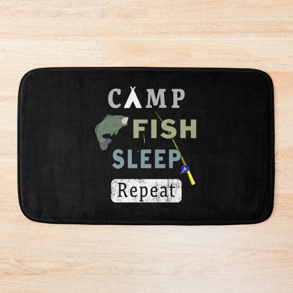 Item preview, Camp Fish Sleep Repeat Campground Charter Slumber. designed and sold by MAXXEXCHANGE.