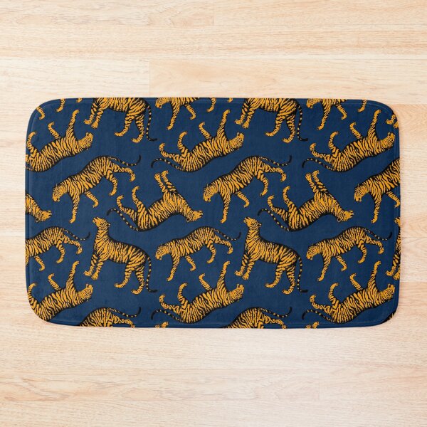 Item preview, Tigers (Navy Blue and Marigold) designed and sold by illucalliart.