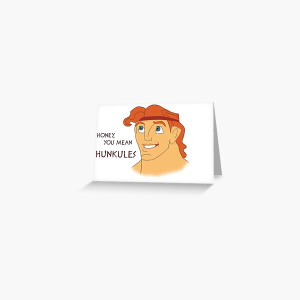 Hercules Greeting Card For Sale By Katielynn607 Redbubble 