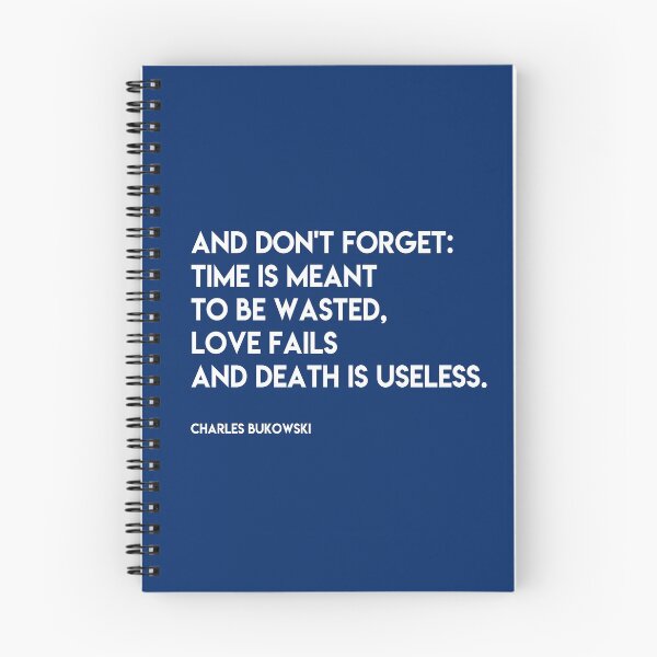 Item preview, Bukowski - Time is meant to be wasted designed and sold by Skippingbird.
