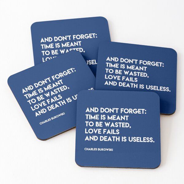 Item preview, Bukowski - Time is meant to be wasted designed and sold by Skippingbird.