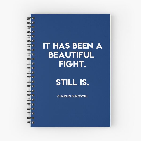 Item preview, Bukowski - It has been a beautiful fight designed and sold by Skippingbird.