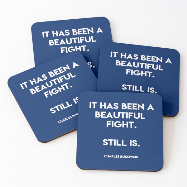 Item preview, Bukowski - It has been a beautiful fight designed and sold by Skippingbird.
