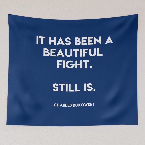 Item preview, Bukowski - It has been a beautiful fight designed and sold by Skippingbird.