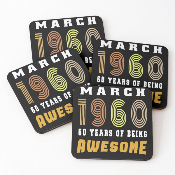 Item preview, March 1960 birthday-60th birthday gift idea designed and sold by osamamohamad.