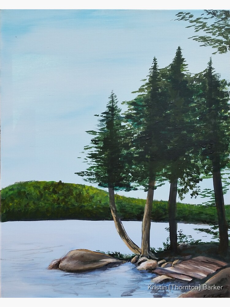 "Cold Stream Pond" Sticker for Sale by kristinthornton Redbubble