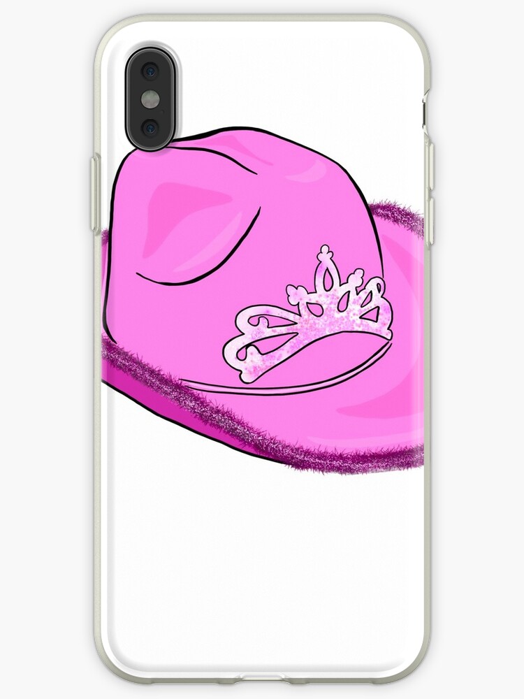 "pink cowgirl hat" iPhone Case & Cover by lizakiselev Redbubble