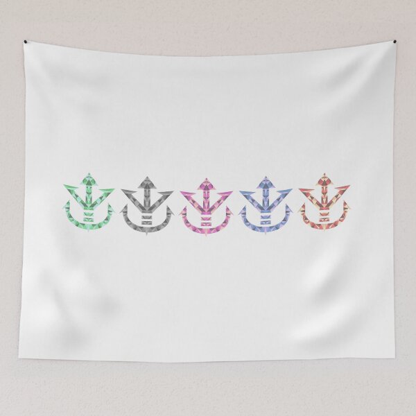Item preview, Saiyan logo - Low Poly – Multicolour designed and sold by Bubbasan.