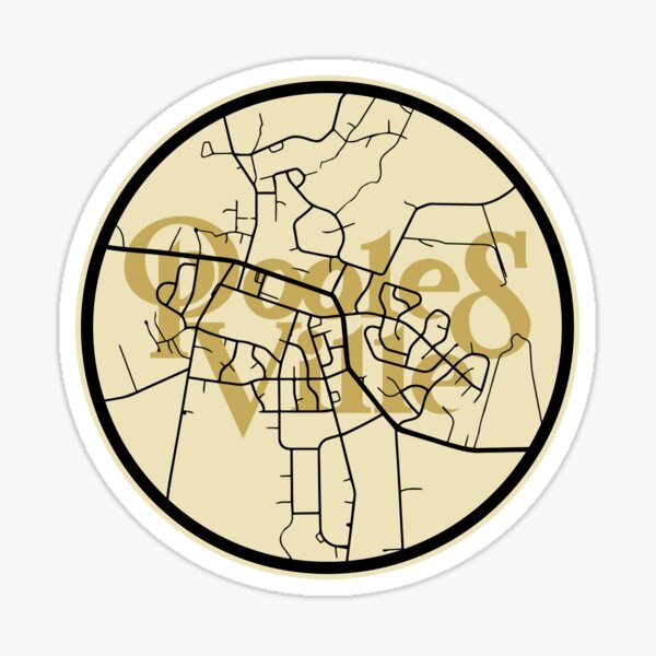 "Poolesville MD Map" Sticker for Sale by polliadesign Redbubble