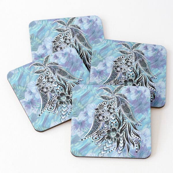 Item preview, Hawaiian Tribal Floral designed and sold by sunnthreads.