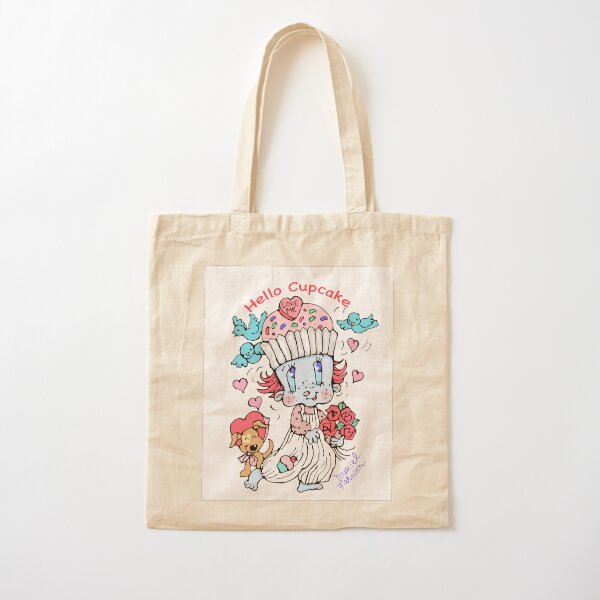 Hello Cupcake no border Cotton Tote Bag