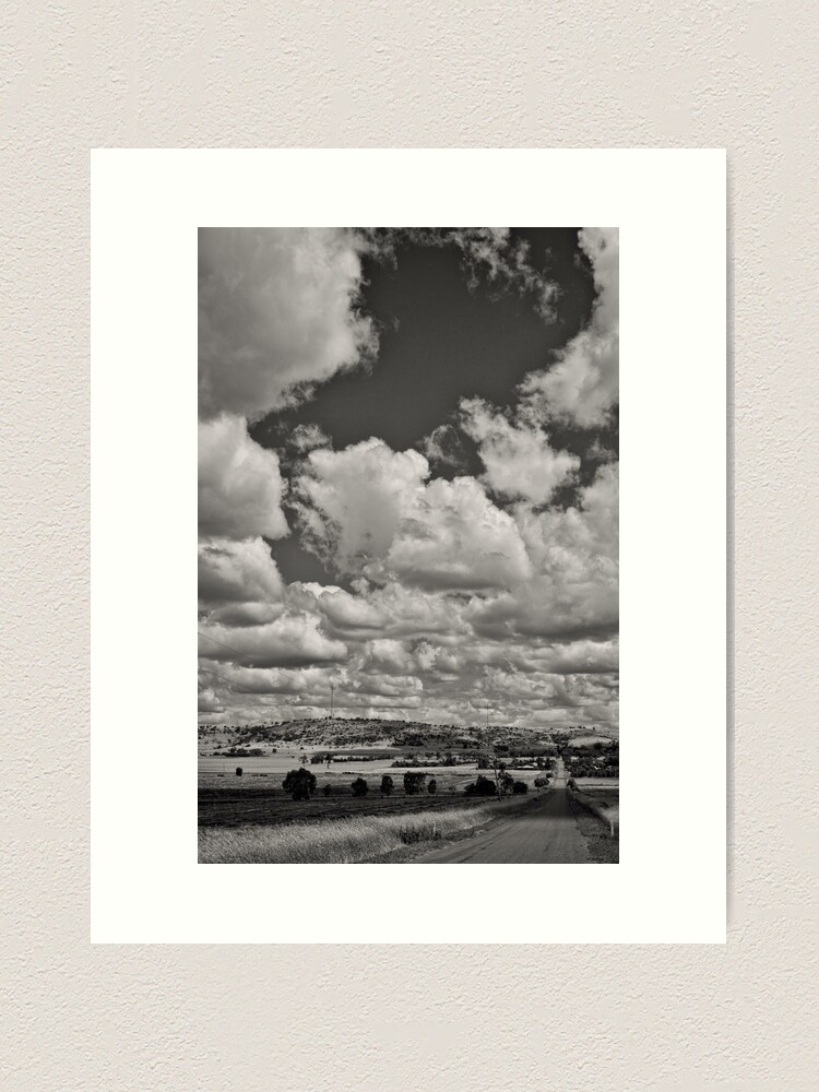 Alternate view of A nice day for a drive in the countryside Art Print