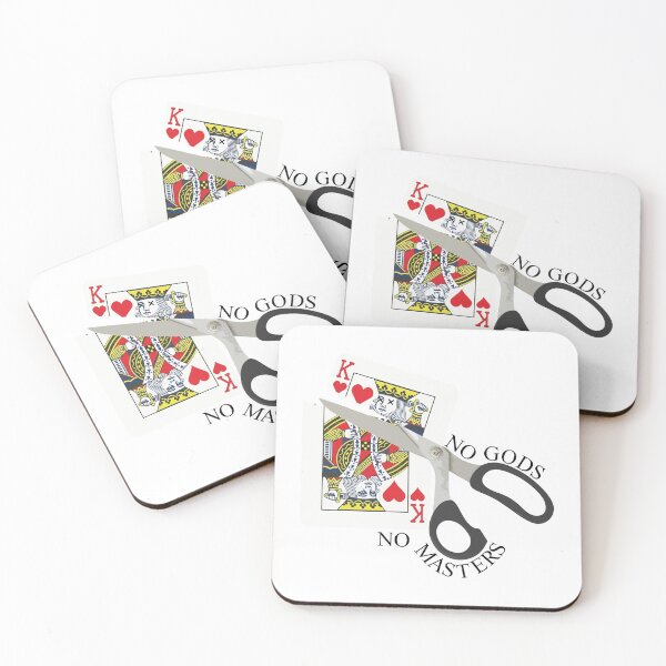 Item preview, No Gods No Masters - Playing Card designed and sold by RadicalPrintsByCas.