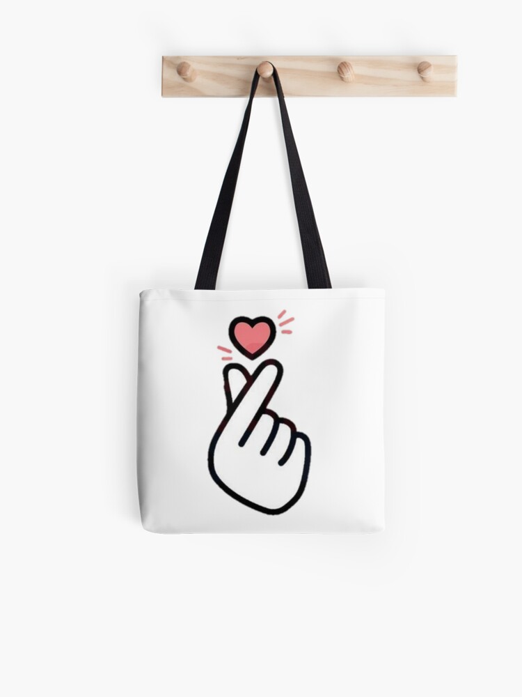 Korean Finger Heart I Love You Deluxe Printing Small Purse Portable Receiving Bag Korean Finger Heart I Love You Deluxe Printing Small Purse Portable Receiving Bag