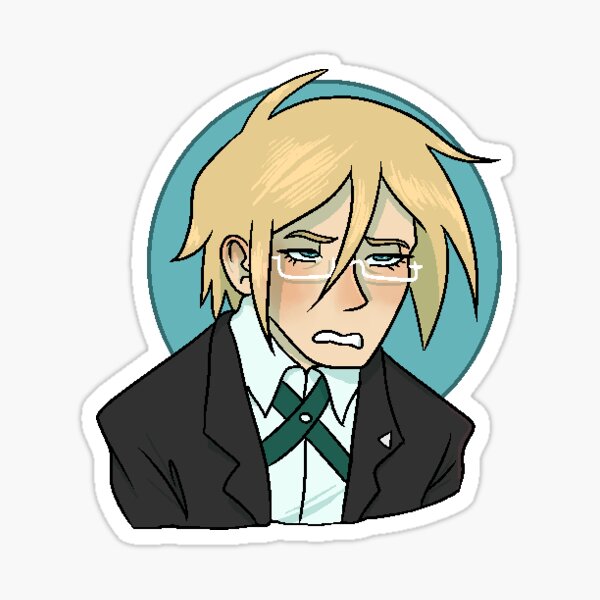 Byakuya Togami Sticker By H0ll0wm00n Redbubble
