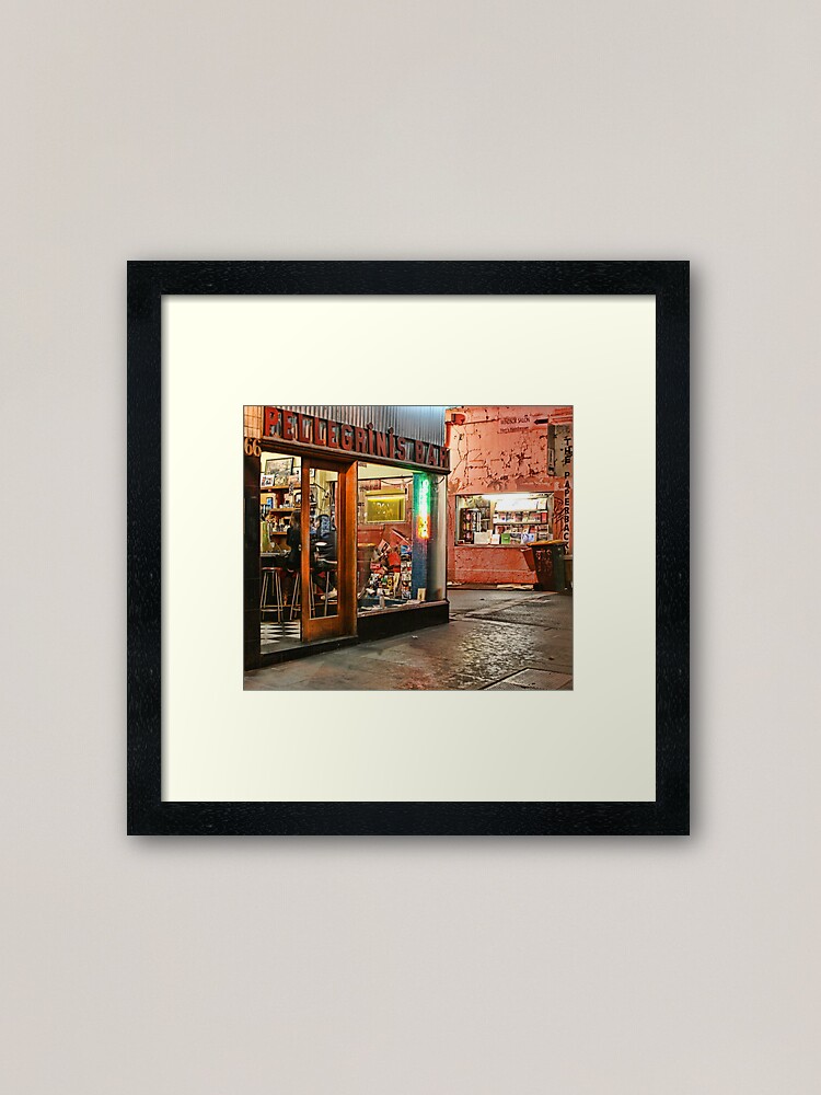 Alternate view of Pellegrinis Bar Framed Art Print