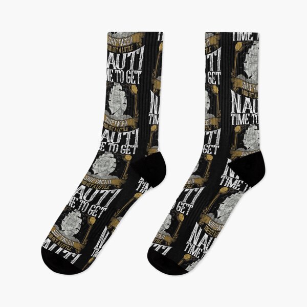 Item preview, Time To Get Shipfaced & Get a Little Nauti Pun designed and sold by perfectpresents.