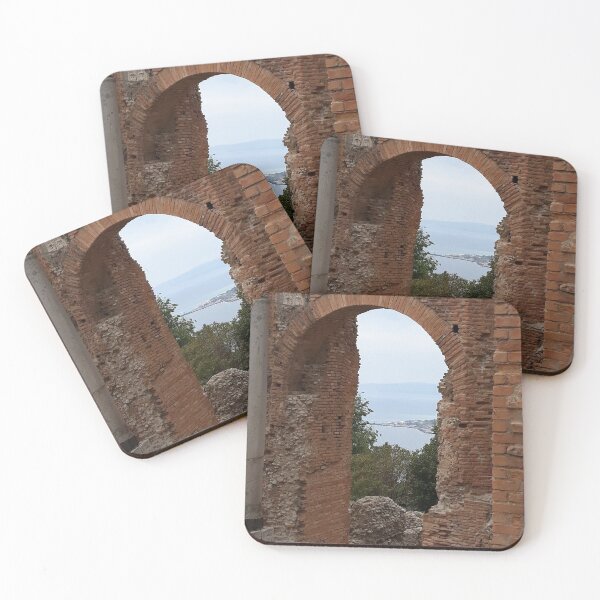 Item preview, Ancient Roman / Greek Theater looking down on the Taormina coast - Italy designed and sold by Bali2020.