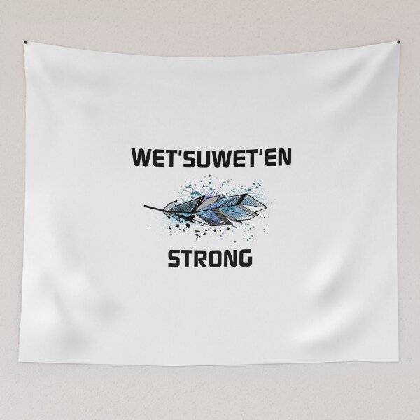 Item preview, Wet'suwet'en Strong Horizontal Feather Color designed and sold by TinyStarCanada.