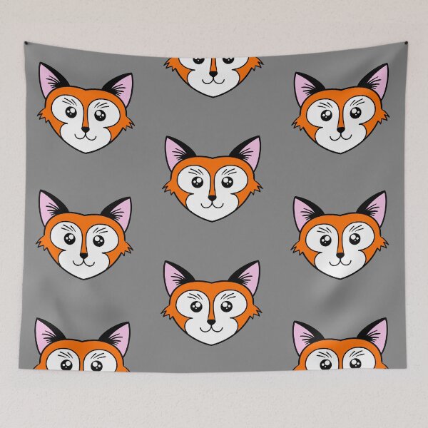 Item preview, Smiling  Fox  designed and sold by Kcinnik.
