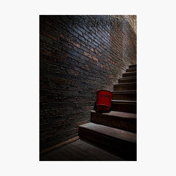 Fire Bucket Photographic Print