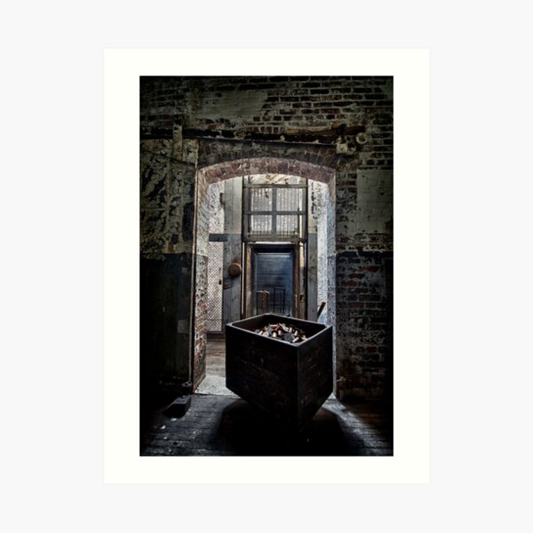 Waiting for the Elevator Art Print