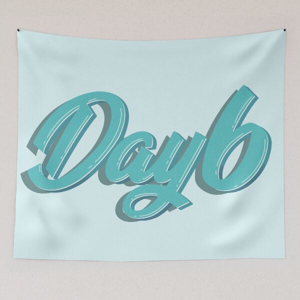 Item preview, Day6 Retro Lettering designed and sold by isacaste.