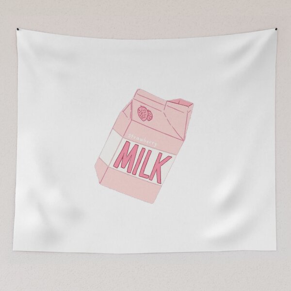 Item preview, Strawberry Milk Sticker designed and sold by Hallie Walker.