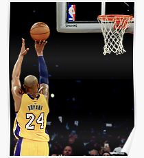Kobe Basketball Shot Poster