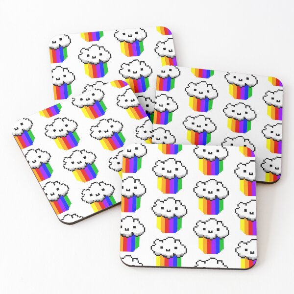 Artikelvorschau, Pixel Rainbow Kawaii Cloud entworfen und verkauft von What's Good!.