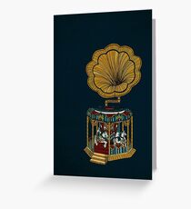 Carousel Player Greeting Card