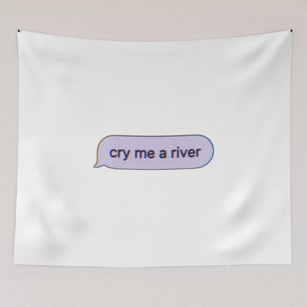 Item preview, Cry Me A River Sticker designed and sold by Hallie Walker.