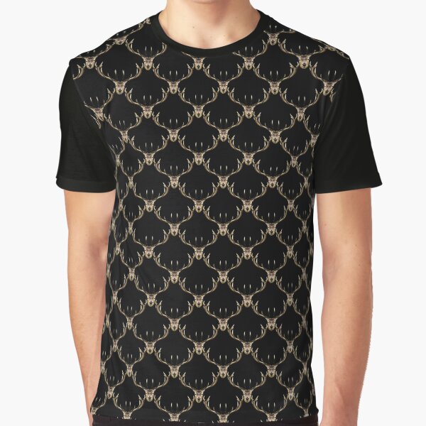 Dear Deer Head Graphic T-Shirt