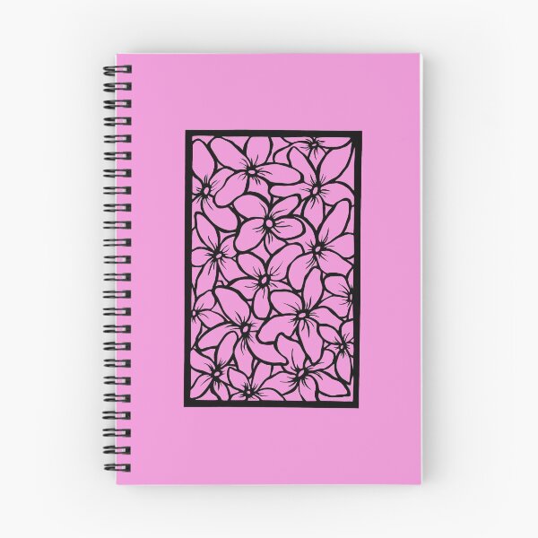 Item preview, Pink Impatiens Block Flowers | Floral Design  designed and sold by Monochromatics by Corie Mae Dark.
