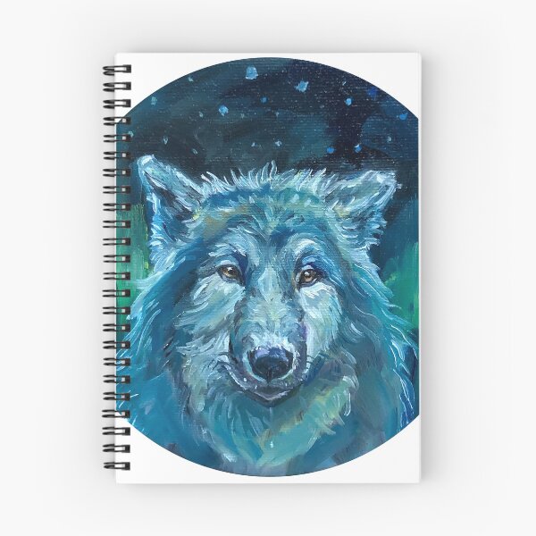 Aperçu de l'œuvre Loup blanc créée et vendue par Christine Montague.