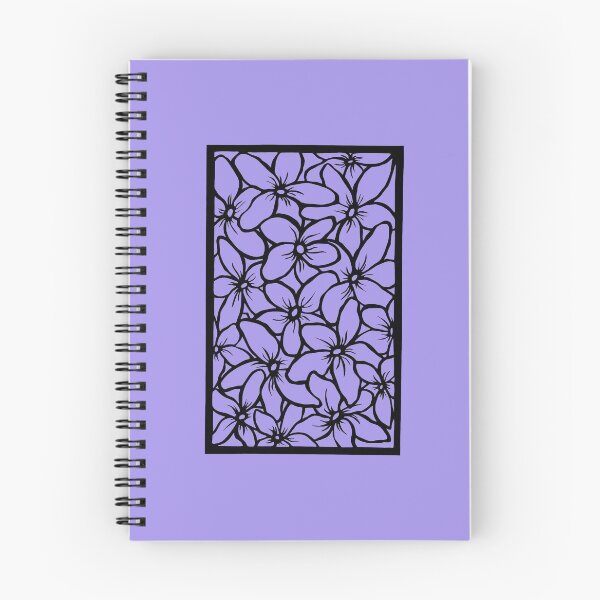 Item preview, Purple Impatiens Block Flowers | Floral Design  designed and sold by Monochromatics by Corie Mae Dark.