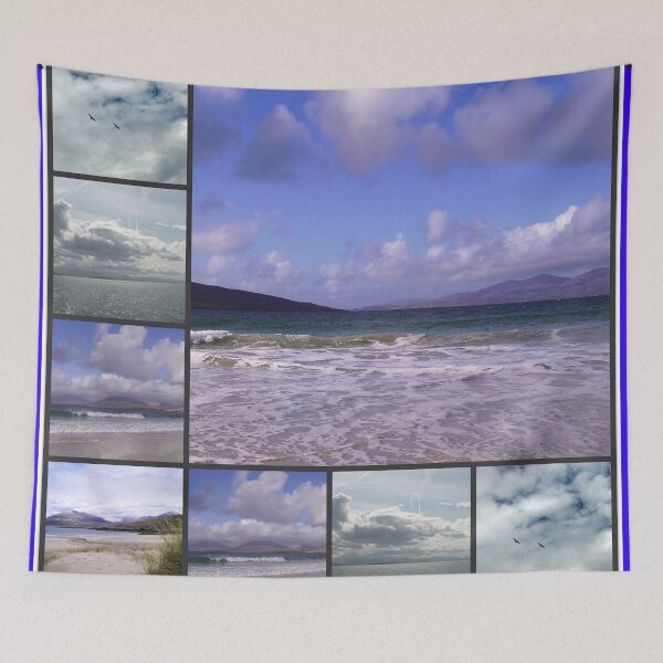 Item preview, Hebrides Sky and Sea Collage designed and sold by BlueMoonRose.