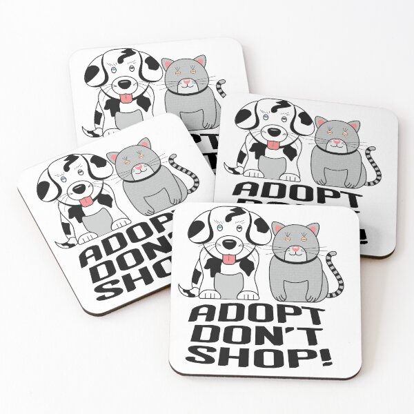 Item preview, Adopt Don't Shop! designed and sold by Warrior Veteran Clothing.