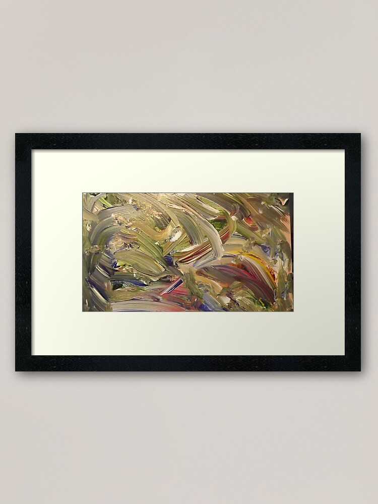 Alternate view of "Emerald's Domain" - Acrylic on Canvas Framed Art Print