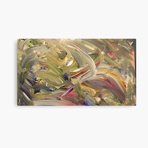 "Emerald's Domain" - Acrylic on Canvas Metal Print