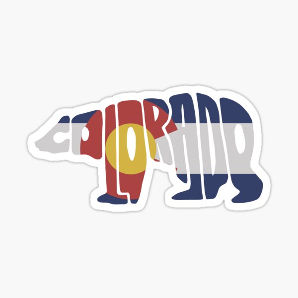 Colorado Bear Flag Sticker