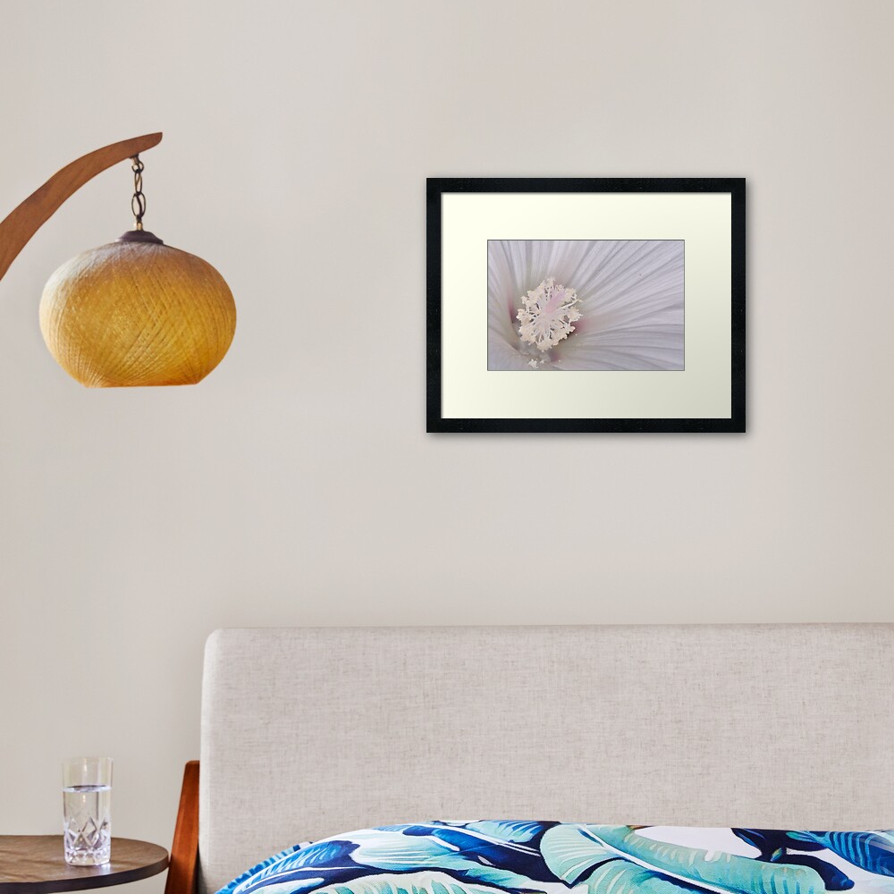 Crystal Flower Framed Art Print