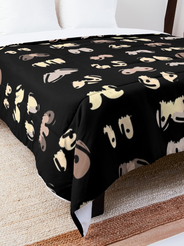 BOOBS BLACK BACKGROUND Comforter for Sale by aydapadi