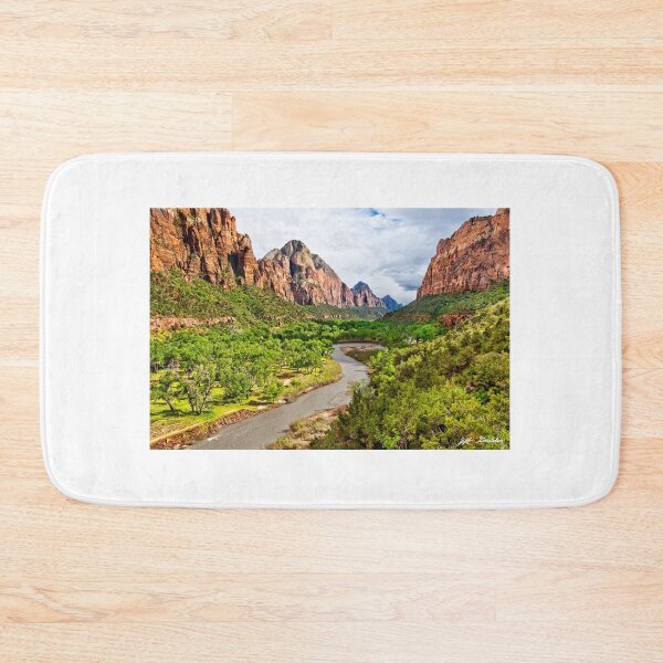 Item preview, Zion Canyon and the Meandering Virgin River at Dusk designed and sold by Jeff Goulden Photography.
