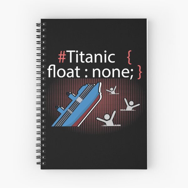 Item preview, Programming Titanic Source Code CSS HTML gift designed and sold by redshirtz.