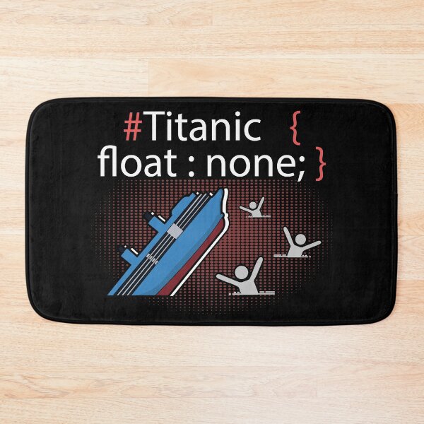 Item preview, Programming Titanic Source Code CSS HTML gift designed and sold by redshirtz.