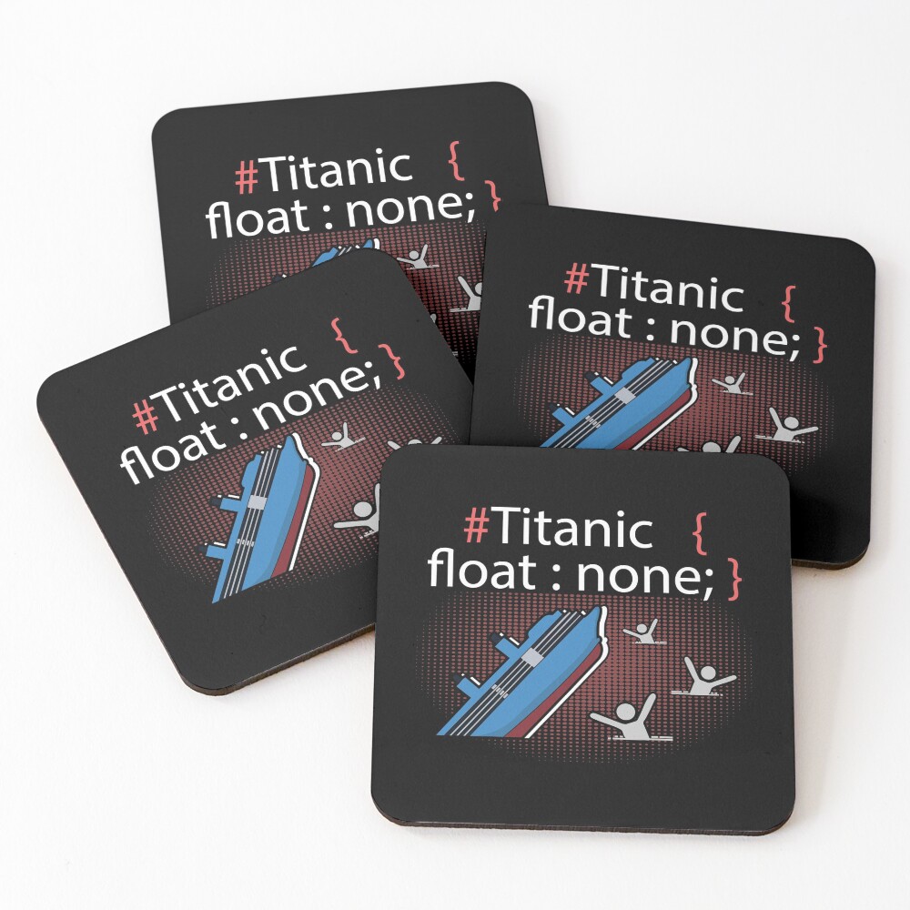Item preview, Coasters (Set of 4) designed and sold by redshirtz.