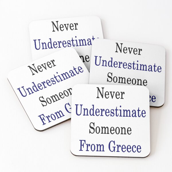 Item preview, Never Underestimate Someone From Greece designed and sold by supernova23.