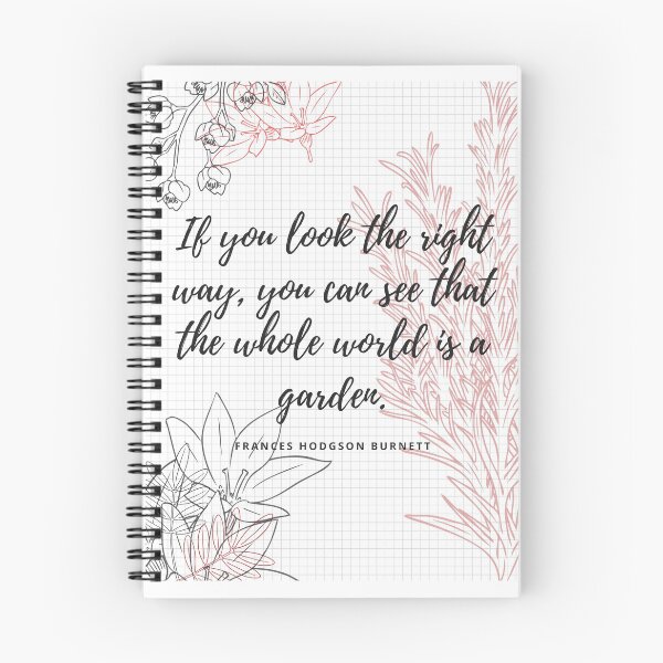 Item preview, Frances Hodgson Burnett Quote designed and sold by Bookish3mily.